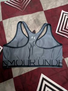 Under Armour Gray Sports Bra - Size Small