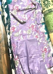 Floral Print Kurta Set