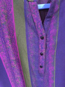 Blue And Purple Woolen Kurti For Winters.