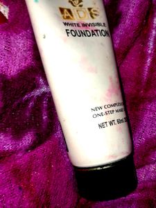 White Invisible Foundation🤗