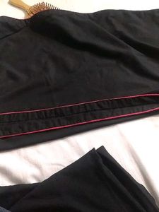 Elegant Black Kurta Set🖤 handmade working