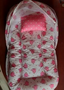 Kids Step New Born Baby Gift Pack Pink Mosquito Ne