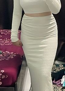 White Long Sleeve Co-ord Set