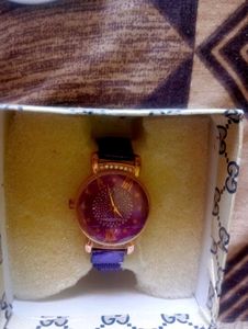 Stylish Two Women Watches Red &amp; Purple
