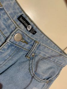 Capri Torn Denim Jean