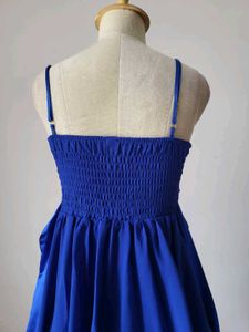 Royal Blue Ruffle Dress