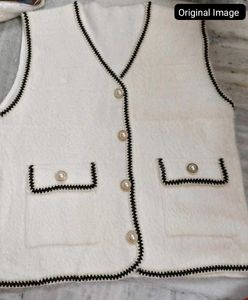 Stylish White Vest ( Fix Price)