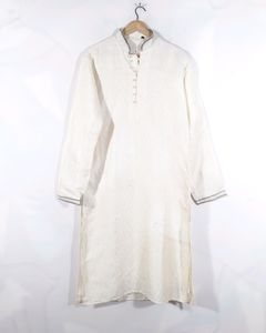 Cream Ethnic Wear Set (Men's)