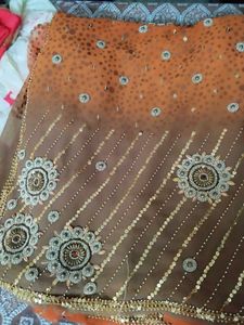 Embroidered Saree