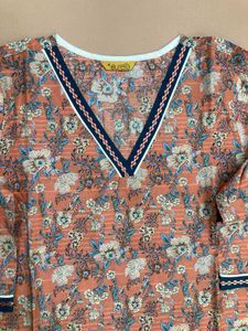 Floral Print V-Neck Dress