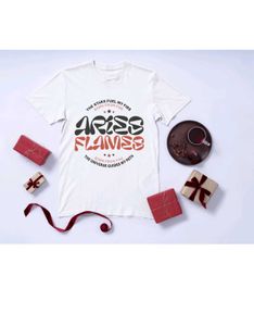 Aries Flames Cotton T-Shirt for Fire Sign Vibes