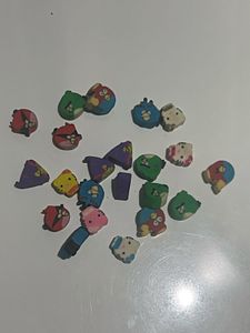 22pc Angry Birds & Hello Kitty Erasers