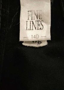 🖤 Black Lace Strapless Bra by FINE LINES 🖤