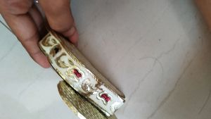 Beautiful Peacock Shaped Gift Box With 3 Compartments