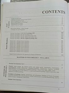 Master&#39;s Psychology CUET Preparation Book