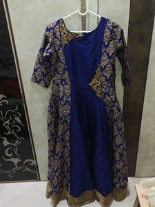 Elegant Blue Ethnic Gown