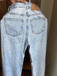 H&amp;M Wide Leg Blue Jeans