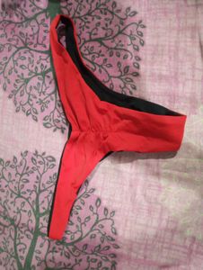 Red Bikini Panty Tong