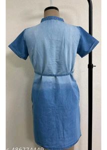 Womens Denim Shirt Dress