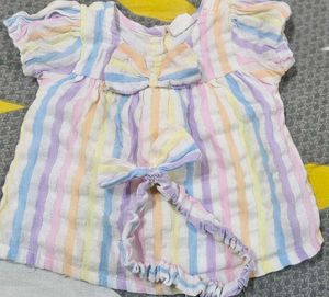 4 dress for baby girls 0 to 3 months - slightly us