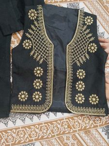 Men&#39;s Black Kurta Pajama Set