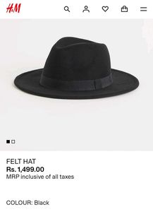 H&M Women Black Hat