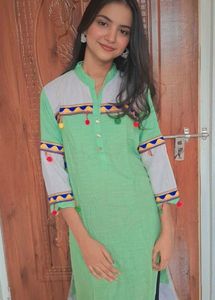 Green kurta !