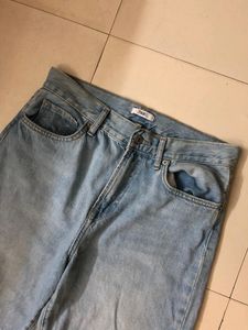 Forever 21 High Waist Blue Shaded Jeans