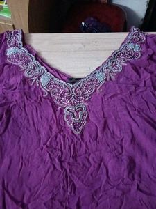 Never Used Elegant Purple Cape Top