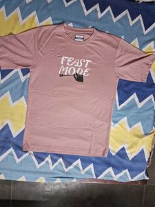 Feast Mode Graphic Tee – Light Mauve |