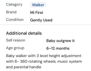 branded babywalker