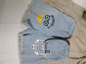 DENIM SHORTS