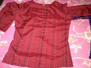 Combo Tunics Blue And Maroon