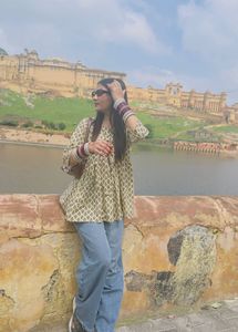 Patterned Tunic Top