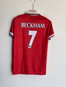 MANCHESTER UNITED 1998-99 HOME KIT BECKHAM POLO