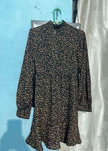 Patterned Mini Dress