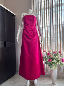 Pink High Quality Satin Gown
