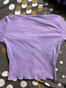 Purple Long Sleeve Top