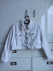 Cropped Corduroy Jacket