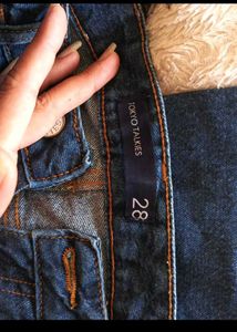 Wide Leg Denim Jeans