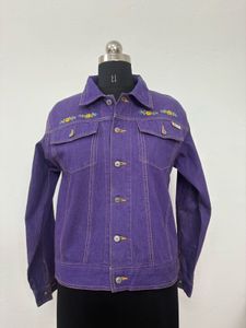 Vintage Purple Denim Jacket