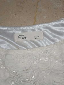White Lace Mini Dress