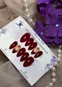 Red Press-On Nails