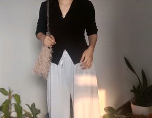 Black Acubi Styled Top
