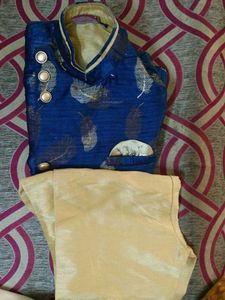 Stylish Blue Kurta Set