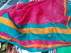 Checkered Pattern Saree
