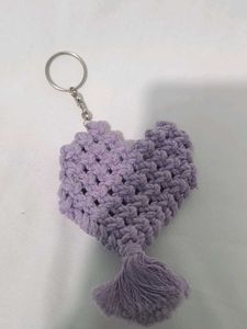 Crochet Flower Keychain