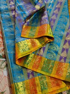 Bridal Korvai Kanchipuram With Blouse
