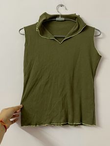 BODYCON OLIVE TOP