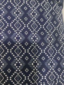 Ocean touch navy blue cotton shirt